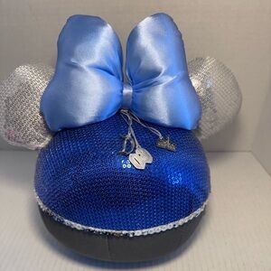 Disney Parks Disneyland 60th Anniversary Minnie Mouse Ear Cap Ear Hat